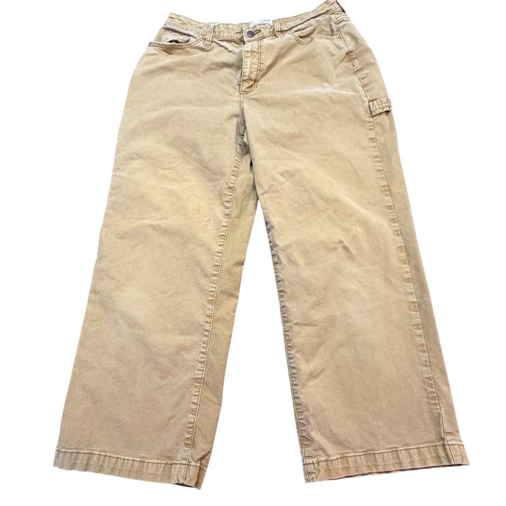 Universal Thread Highest Rise Wide Leg Carpenter Pants Tan Khaki Womens 12/31S